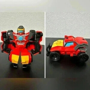 Transformers Cyberverse Warrior Red Car Robot Action Figure Toy Kids Play